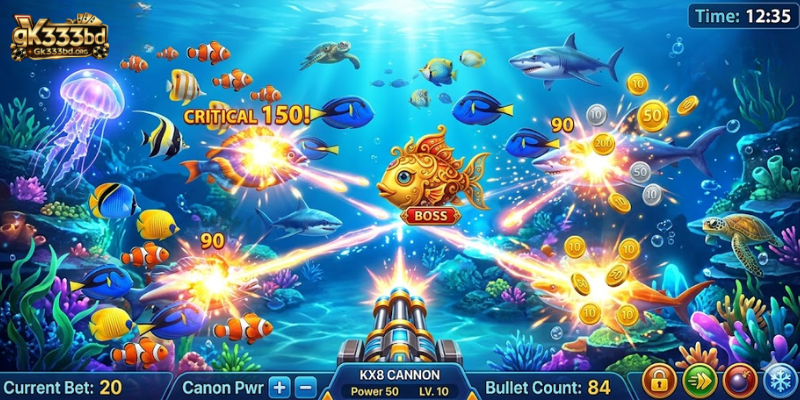 KX8 fish is an online fishing-themed game